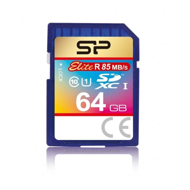 کارت حافظه اِس دی سیلیکون پاور مدل SDXC 64GB Elite UHS – I U1 Class 10 85MBps